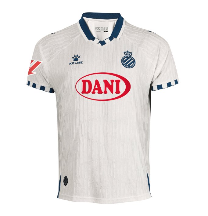 Camiseta RCD Espanyol 25/26 talla niño 2ª equipación con sponsor