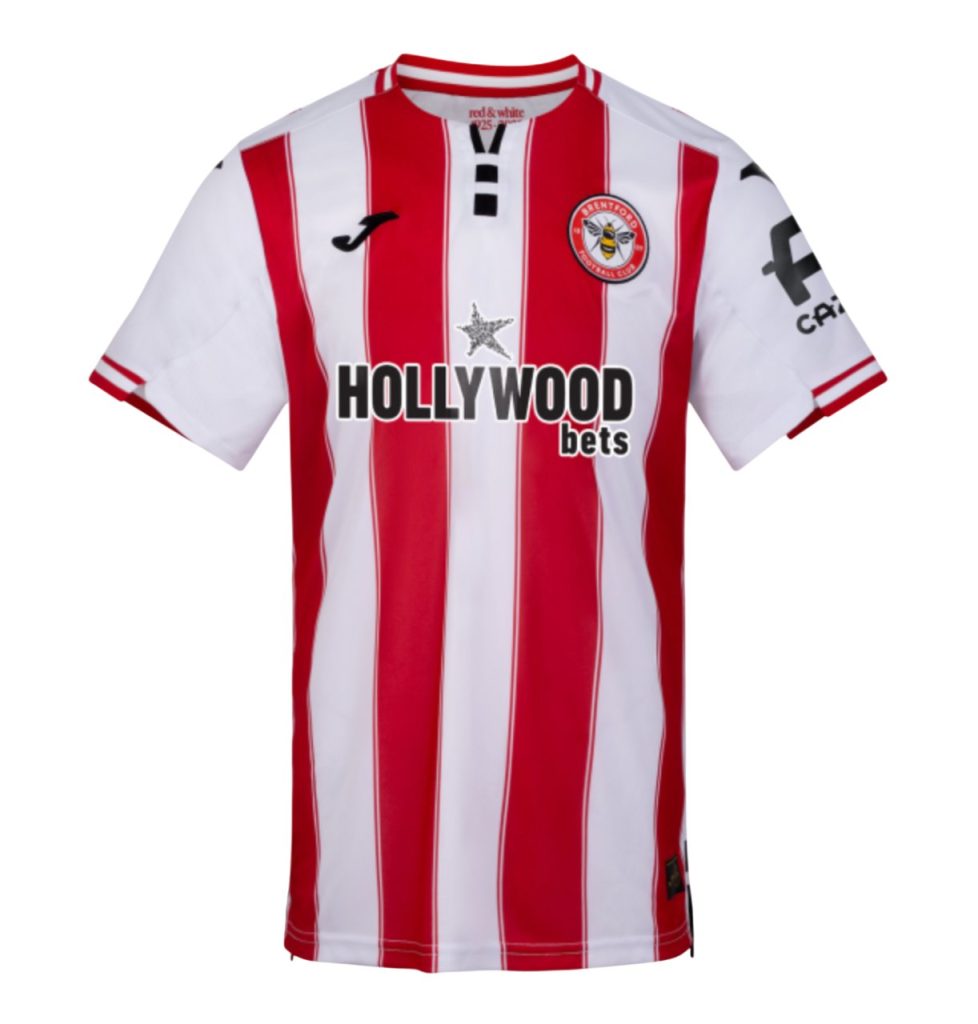 Camiseta Brentford 25/26 talla niño 1ª equipación