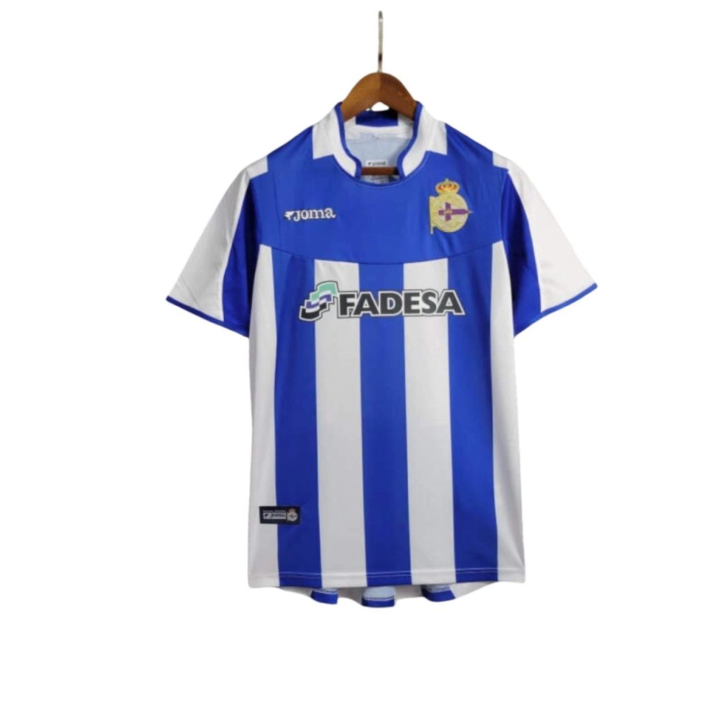 Camiseta Retro Deportivo de la Coruña 03/04 1ª equipación