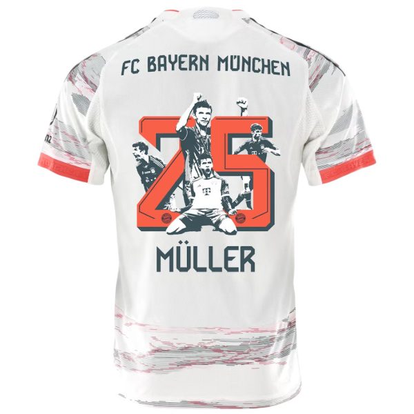 Camiseta Bayern Múnich 25/26 2ª equipación edición homenaje Müller