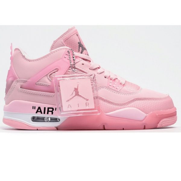 Nike Air Jordan 4 Retro x OFF WHITE ’PINK/SAIL’