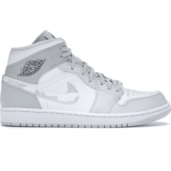 Air Jordan 1 Mid Grey Camo
