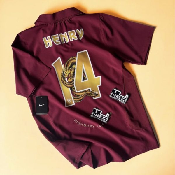 Camiseta Retro Arsenal dorsales especiales
