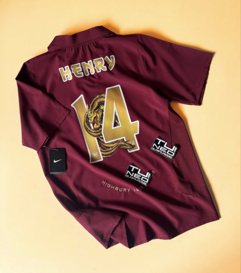 Camiseta Retro Arsenal dorsales especiales