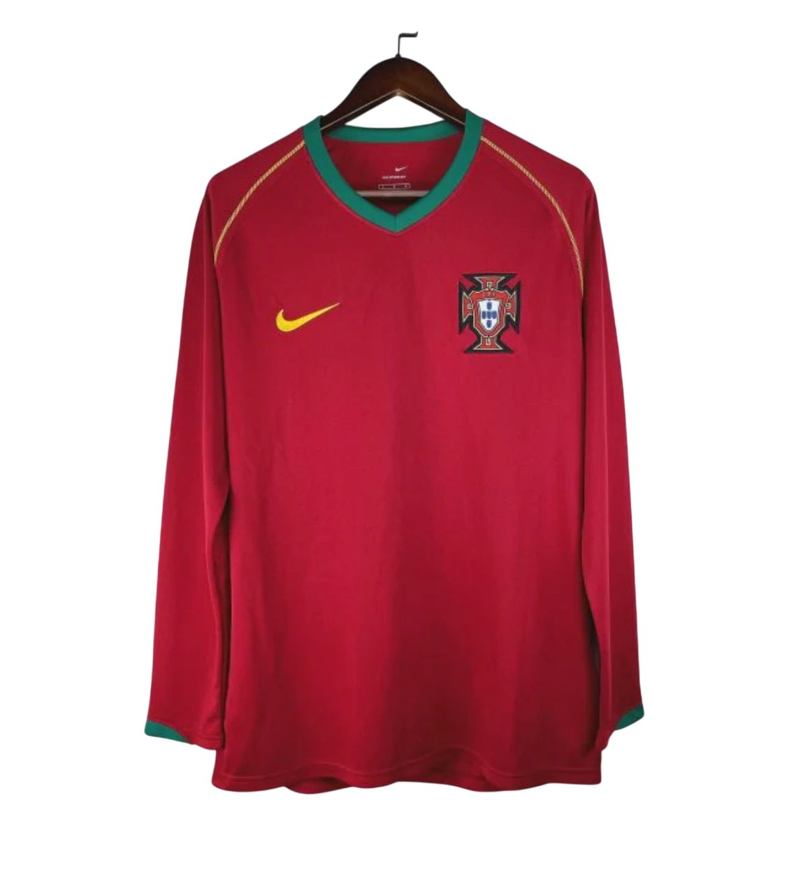 Camiseta Retro Portugal 2006 Manga larga