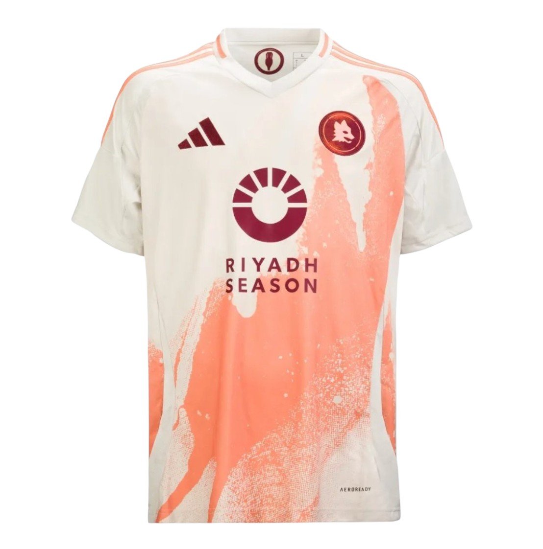 Camiseta AS Roma 24/25 2ª equipación talla niño