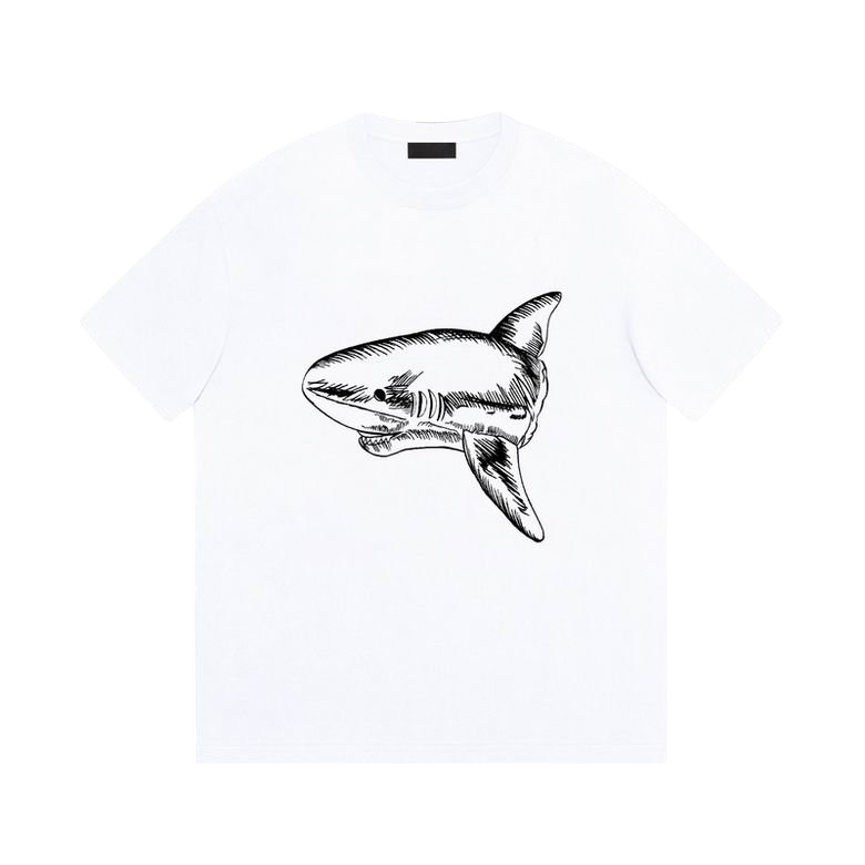 Camiseta Palm Angels Blanca SHARK