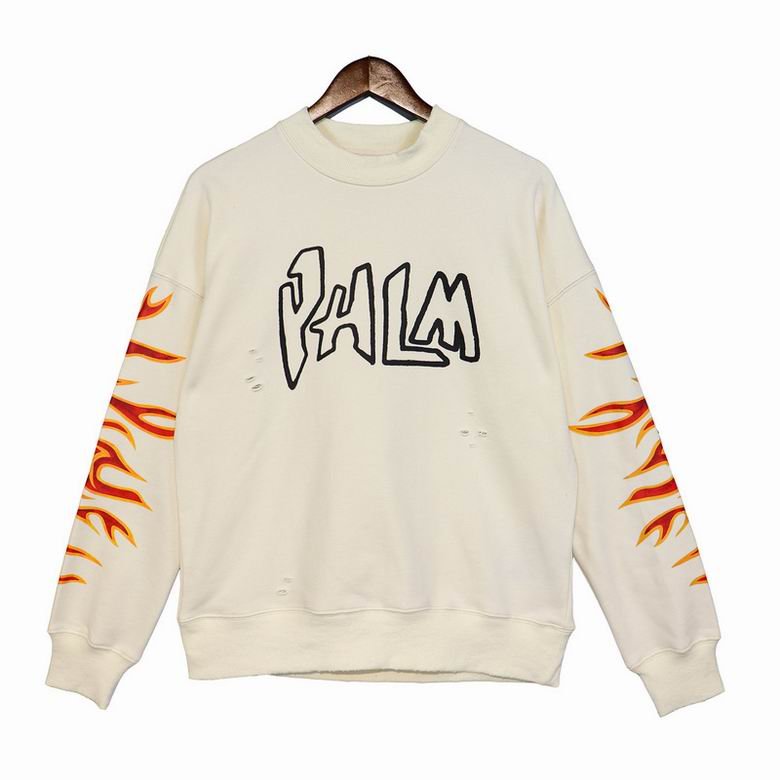 Sudadera Palm Angels Crema Agujeros