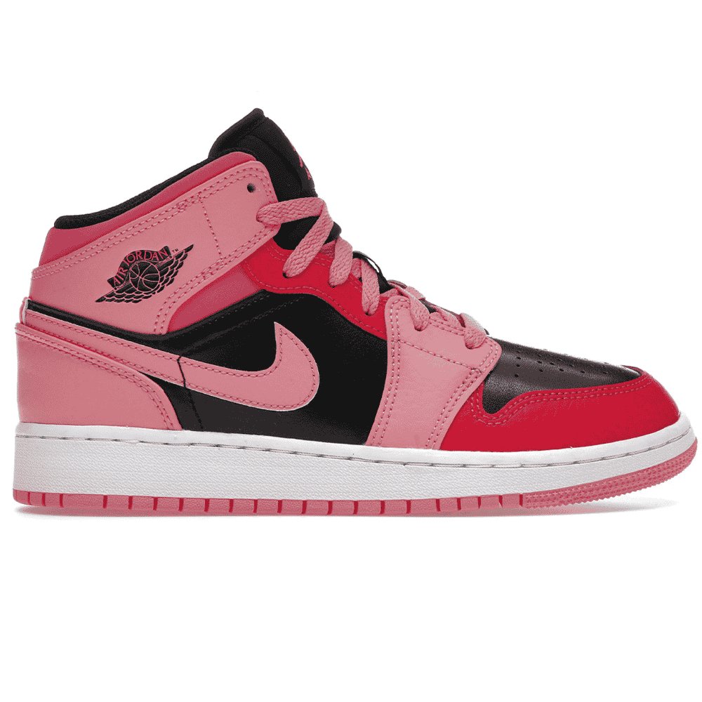 Air Jordan 1 Mid Pink & Red