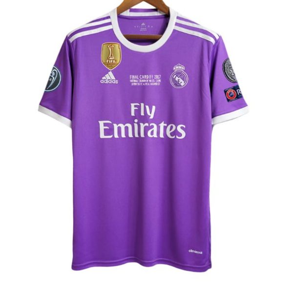 Camiseta Retro Real Madrid 16/17 2ª Equipación - Edición Final Champions League