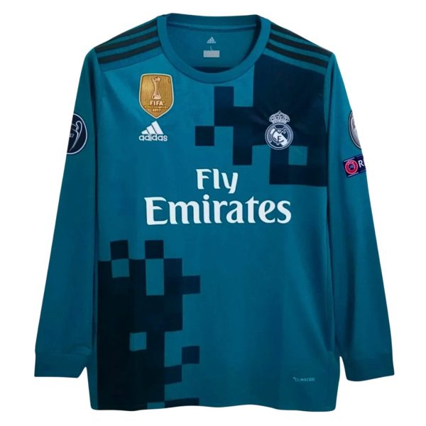 Camiseta Retro Real Madrid 17/18 3ª Equipación manga larga