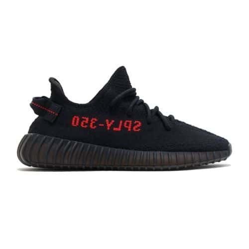 Adidas Yeezy Boost 350 Negro y Rojo