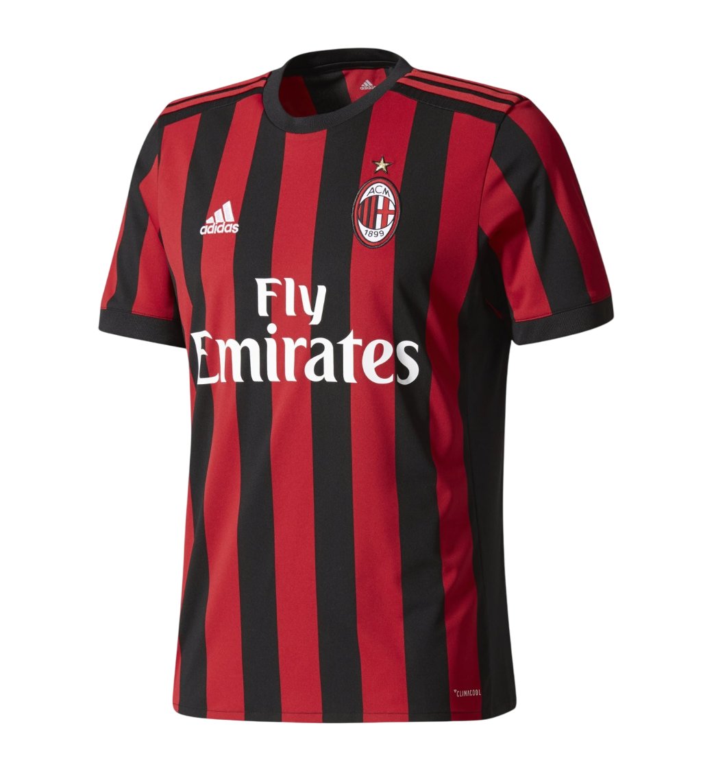 Camiseta retro AC Milan 17/18 1ª equipación