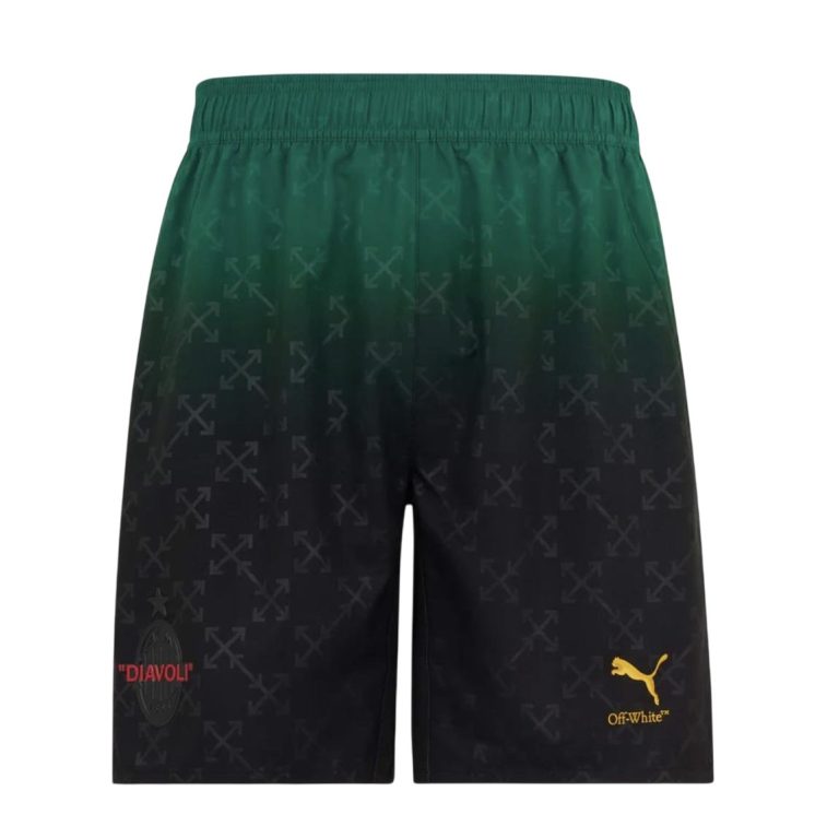 Pantalón Corto AC Milan x OFF-WHITE Negro