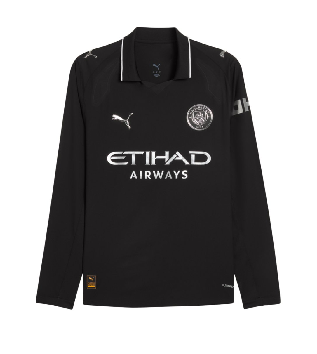 Camiseta Manchester City 25/26 2ª equipación Manga Larga