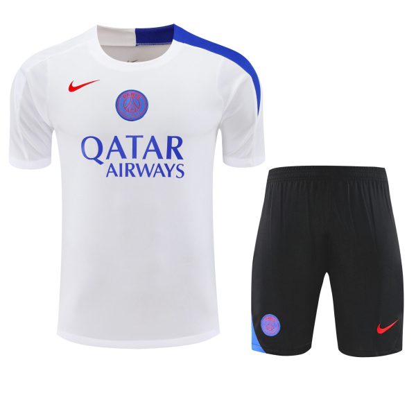 Conjunto de calentamiento PSG blanco