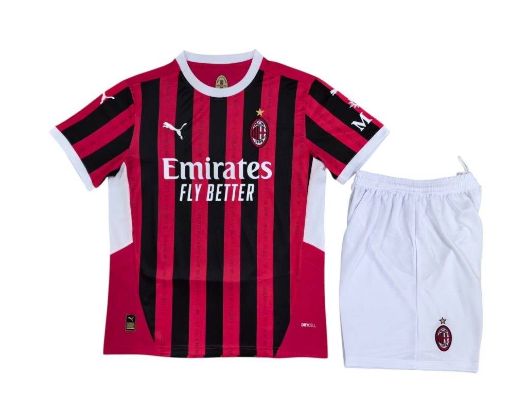 Conjunto AC Milan 24/25 1ª equipación