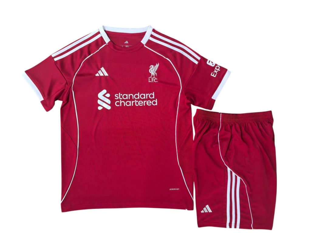 Conjunto Liverpool 25/26 1ª equipación