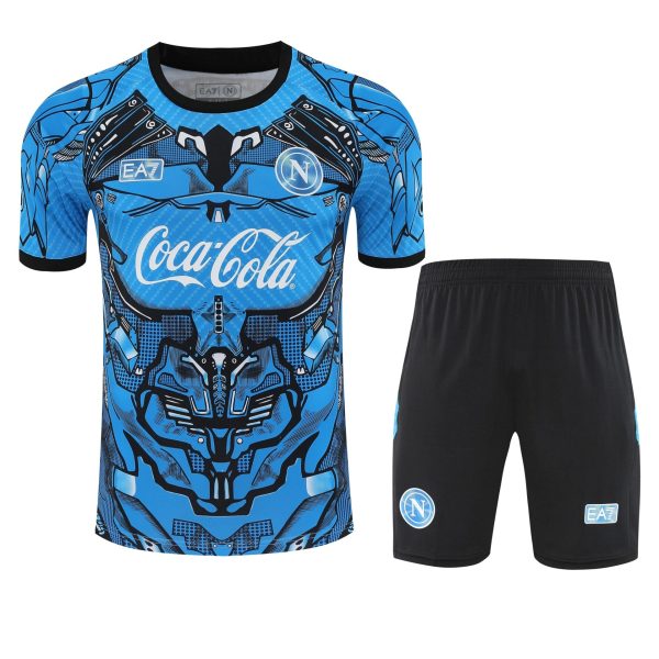 Conjunto de calentamiento Napoli azul