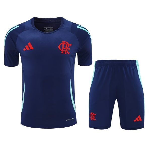 Conjunto de calentamiento Flamengo azul marino