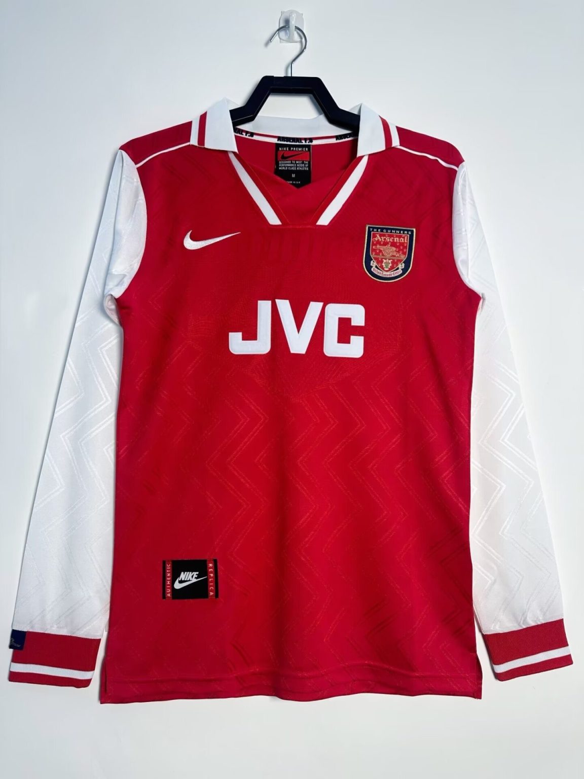 Camiseta Retro Arsenal 96/97 1ª equipación manga larga