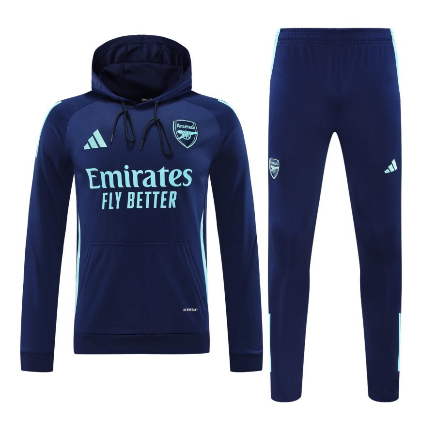 Conjunto manga larga Arsenal azul oscuro