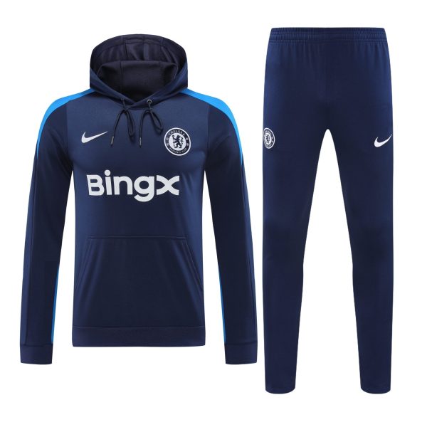 Conjunto manga larga Chelsea azul oscuro