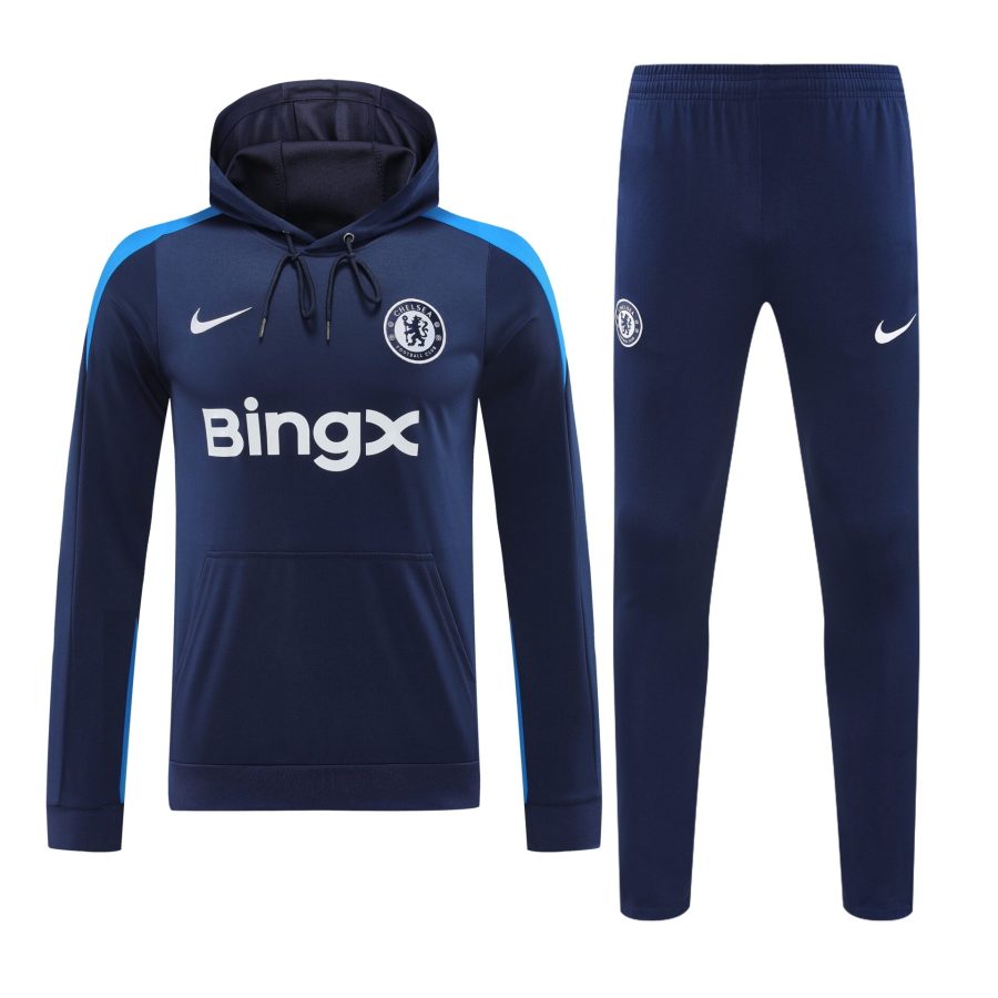 Conjunto manga larga Chelsea azul oscuro
