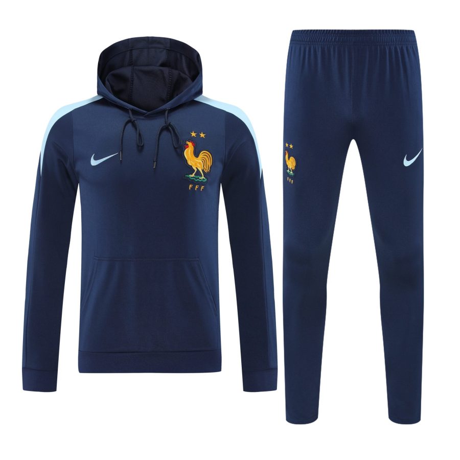 Conjunto manga larga Francia azul oscuro