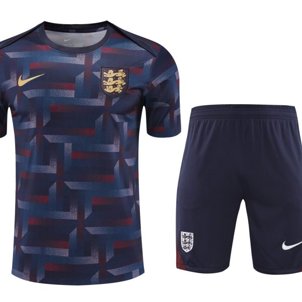 Conjunto de calentamiento Inglaterra azul oscuro diseño mosaico