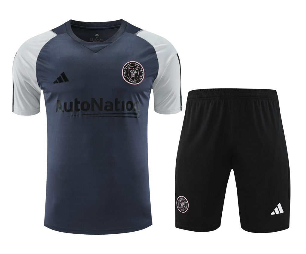 Conjunto de calentamiento Inter Miami gris oscuro