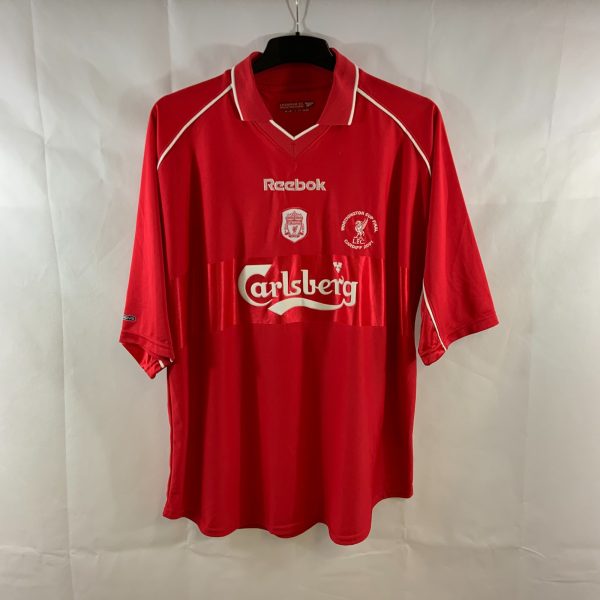 Camiseta Retro Liverpool 00/01 edición final EFL cup