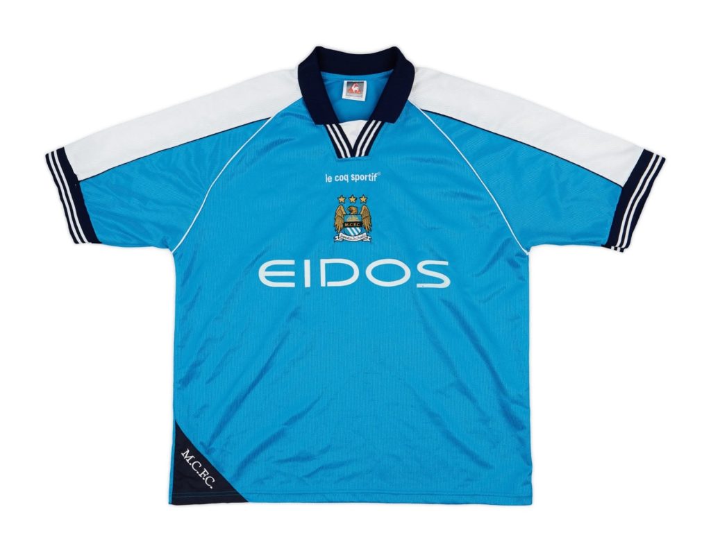 Camiseta Retro Manchester City 99/00 1ª equipación
