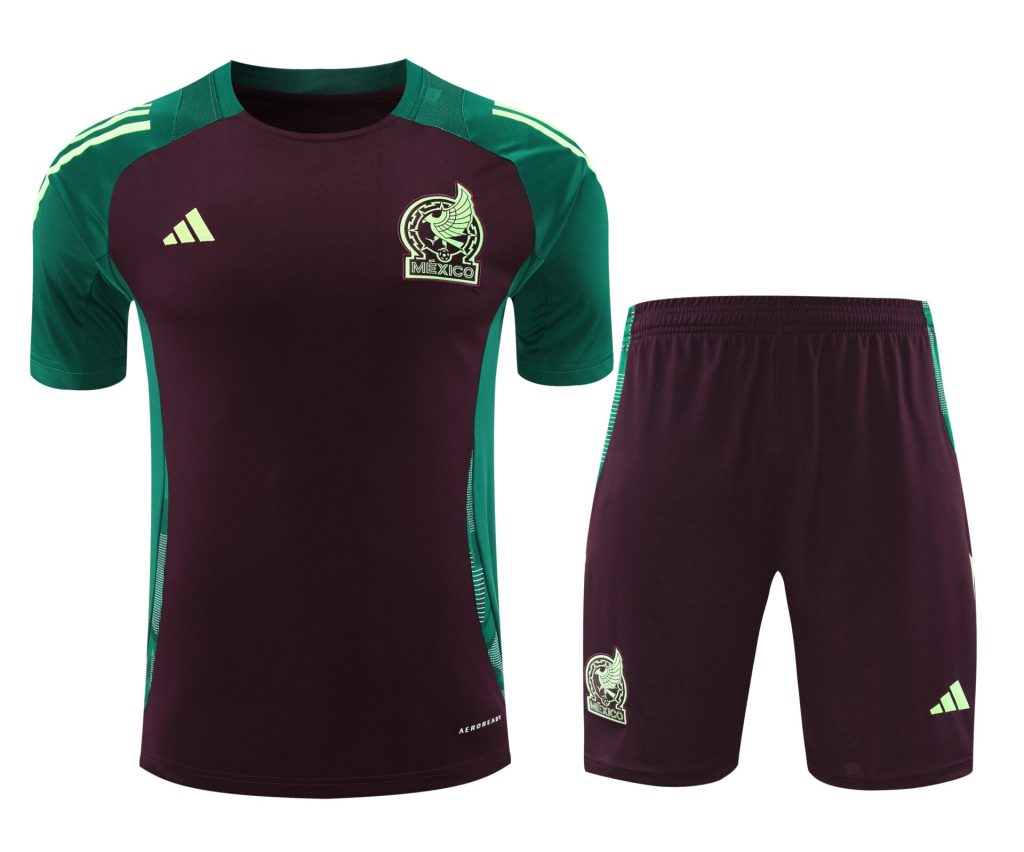Conjunto de calentamiento México marrón