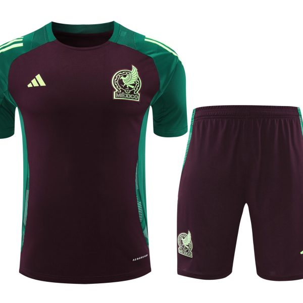 Conjunto de calentamiento México marrón