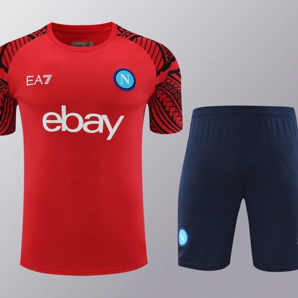 Conjunto de calentamiento Napoli rojo