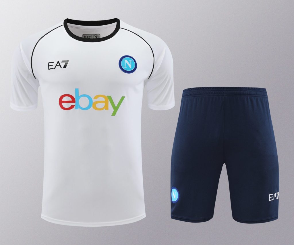Conjunto de calentamiento Napoli blanco