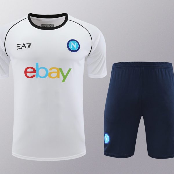 Conjunto de calentamiento Napoli blanco