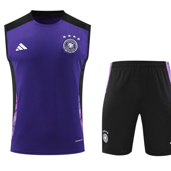 Conjunto tirantes Alemania morado