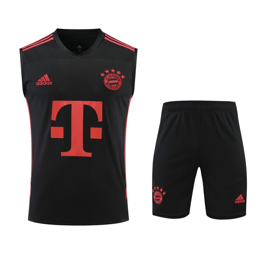 Conjunto tirantes Bayern Múnich negro y rojo