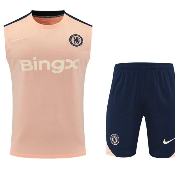 Conjunto tirantes Chelsea salmón