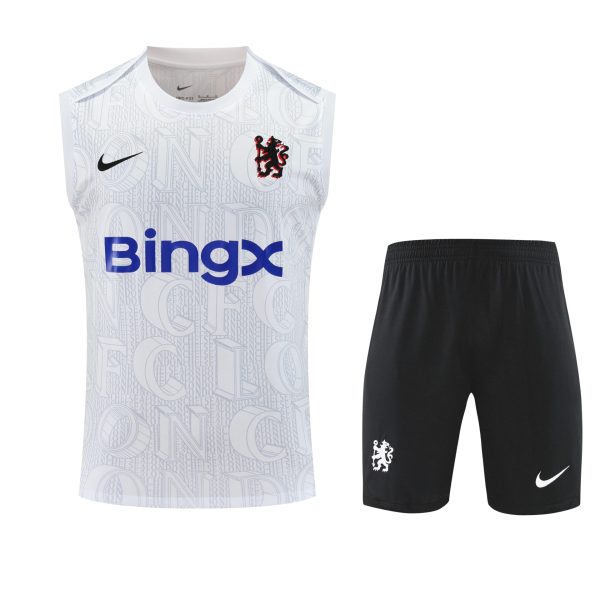 Conjunto tirantes Chelsea blanco