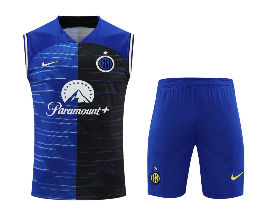 Conjunto tirantes Inter de Milán azul y negro