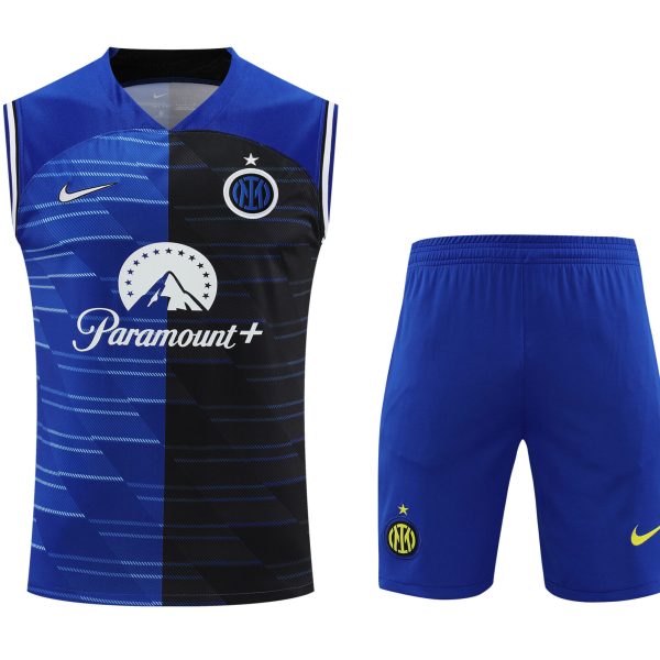 Conjunto tirantes Inter de Milán azul y negro