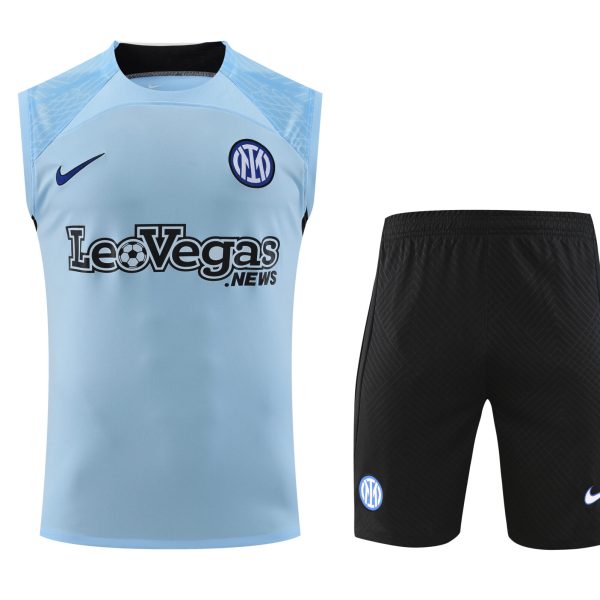 Conjunto tirantes Inter de Milán azul claro