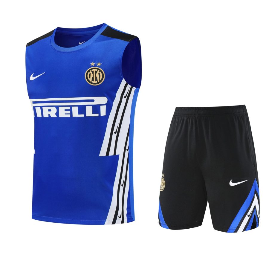 Conjunto tirantes Inter de Milán azul rayas