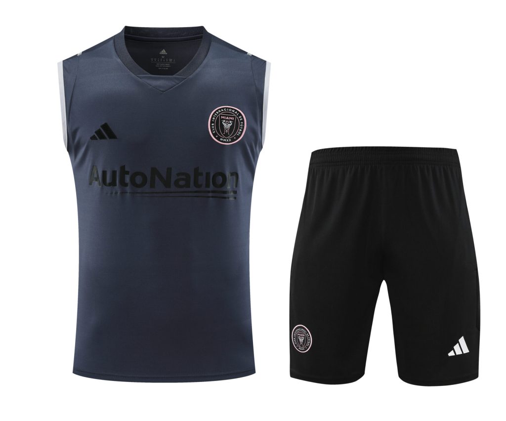 Conjunto tirantes Inter Miami gris oscuro