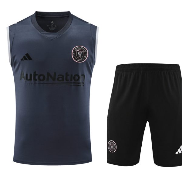 Conjunto tirantes Inter Miami gris oscuro