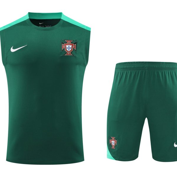Conjunto tirantes Portugal verde oscuro