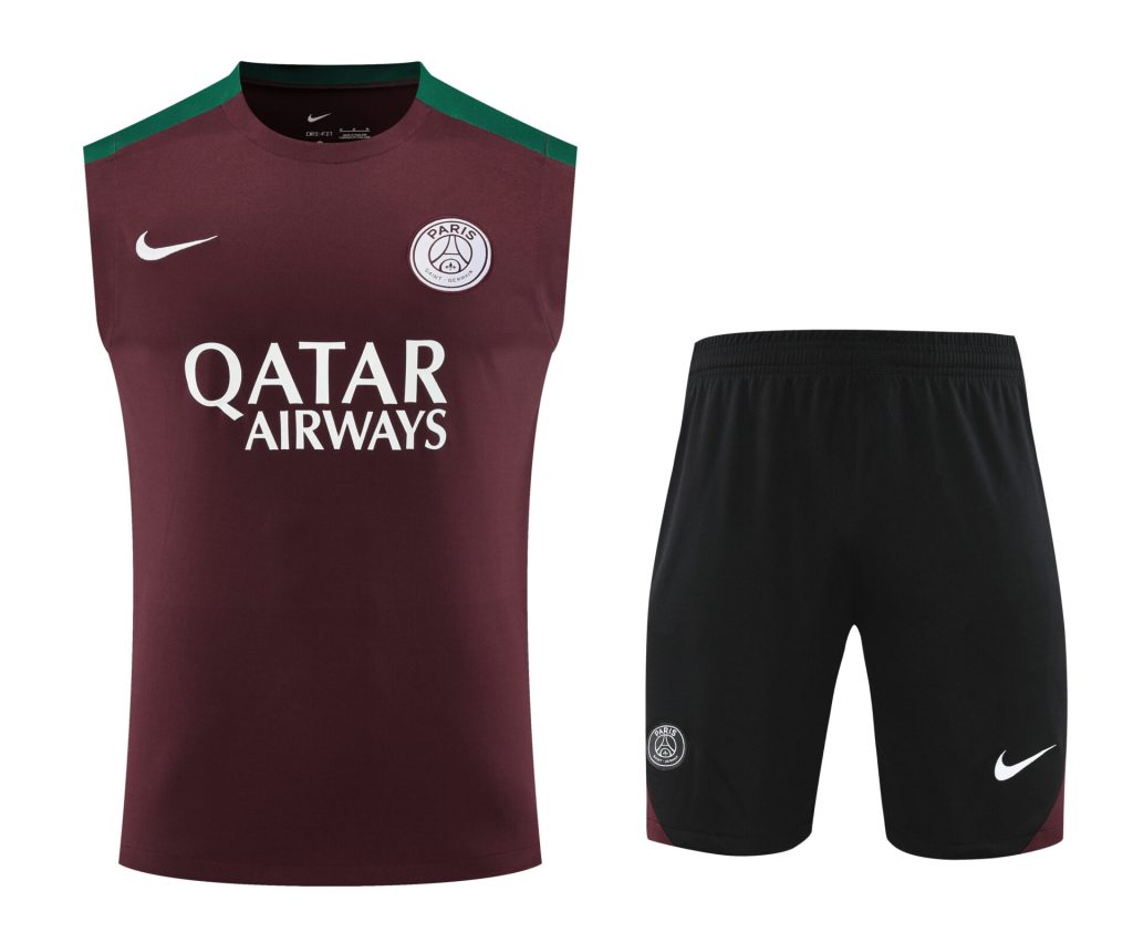 Conjunto tirantes PSG marrón